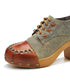 Vintage Stitch Heel Shoes